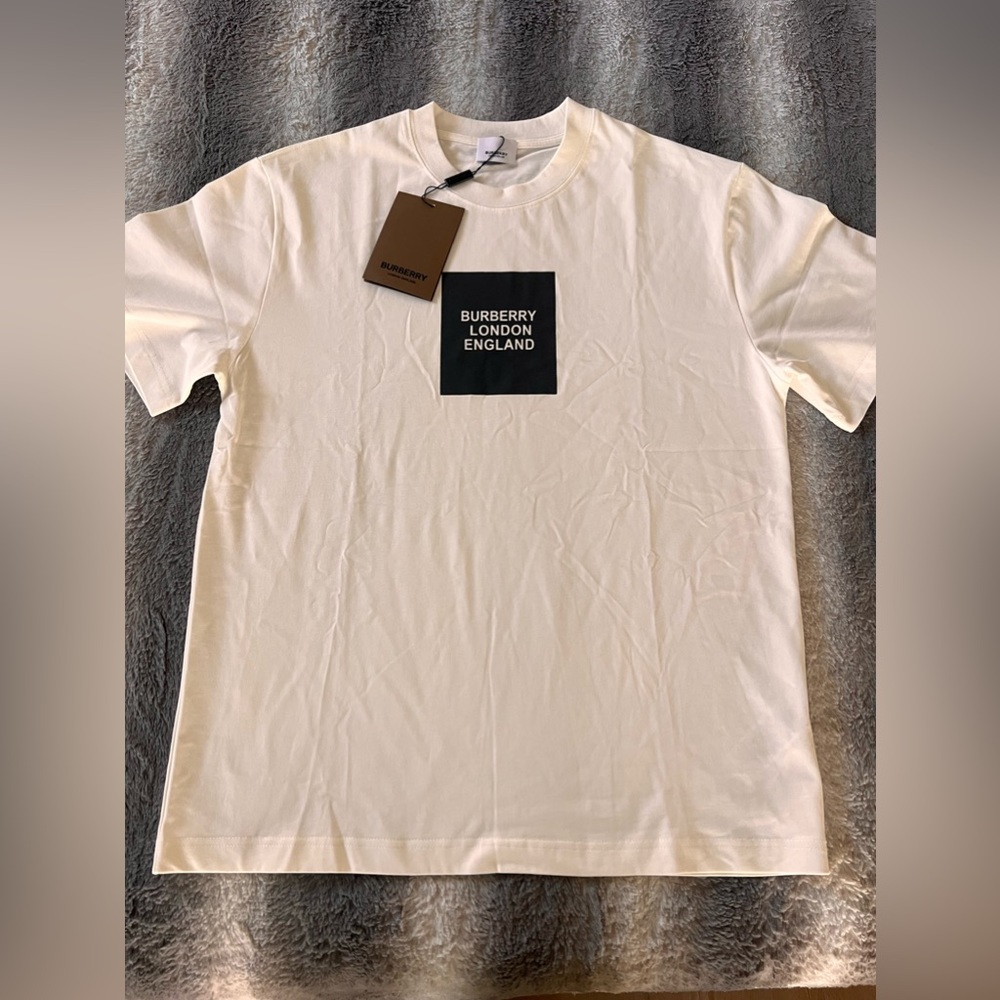 Large white Burberry shirt
